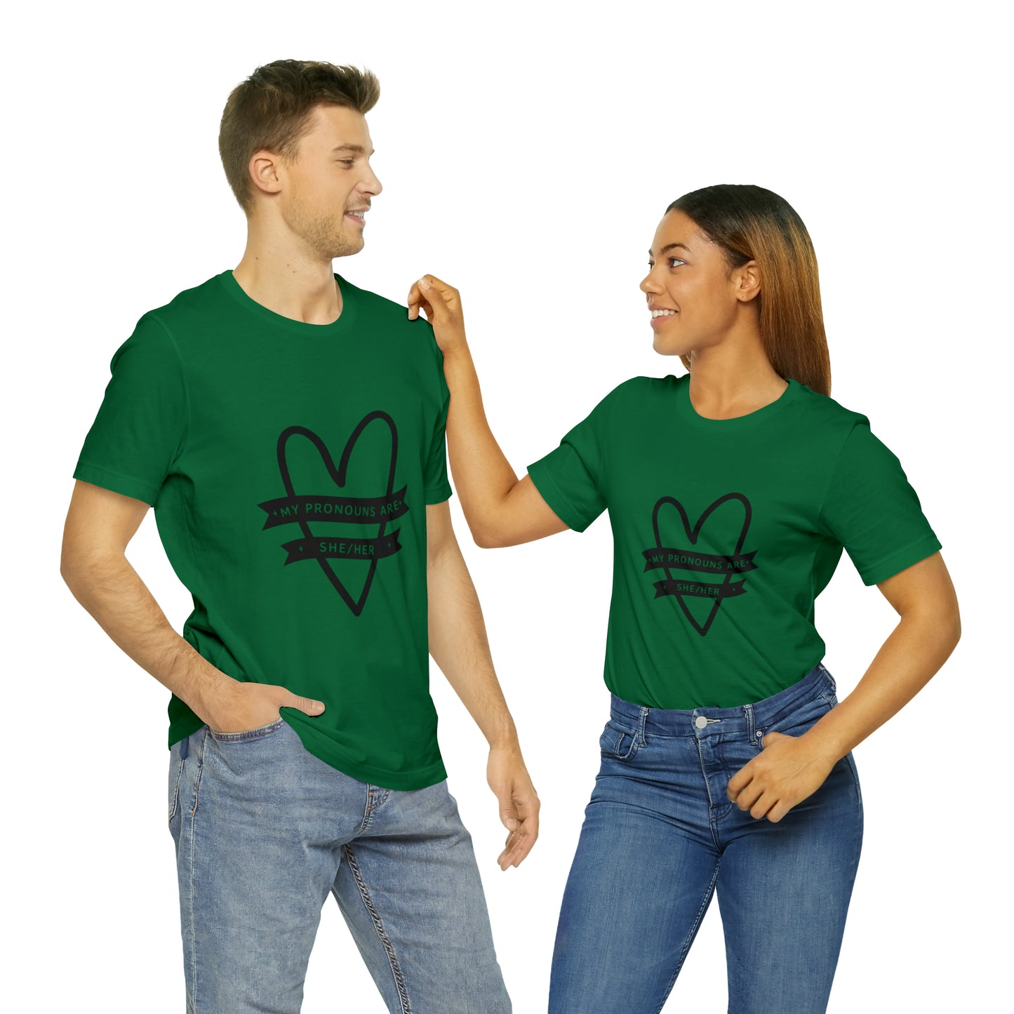 She/Her Unisex Jersey Short Sleeve Tee