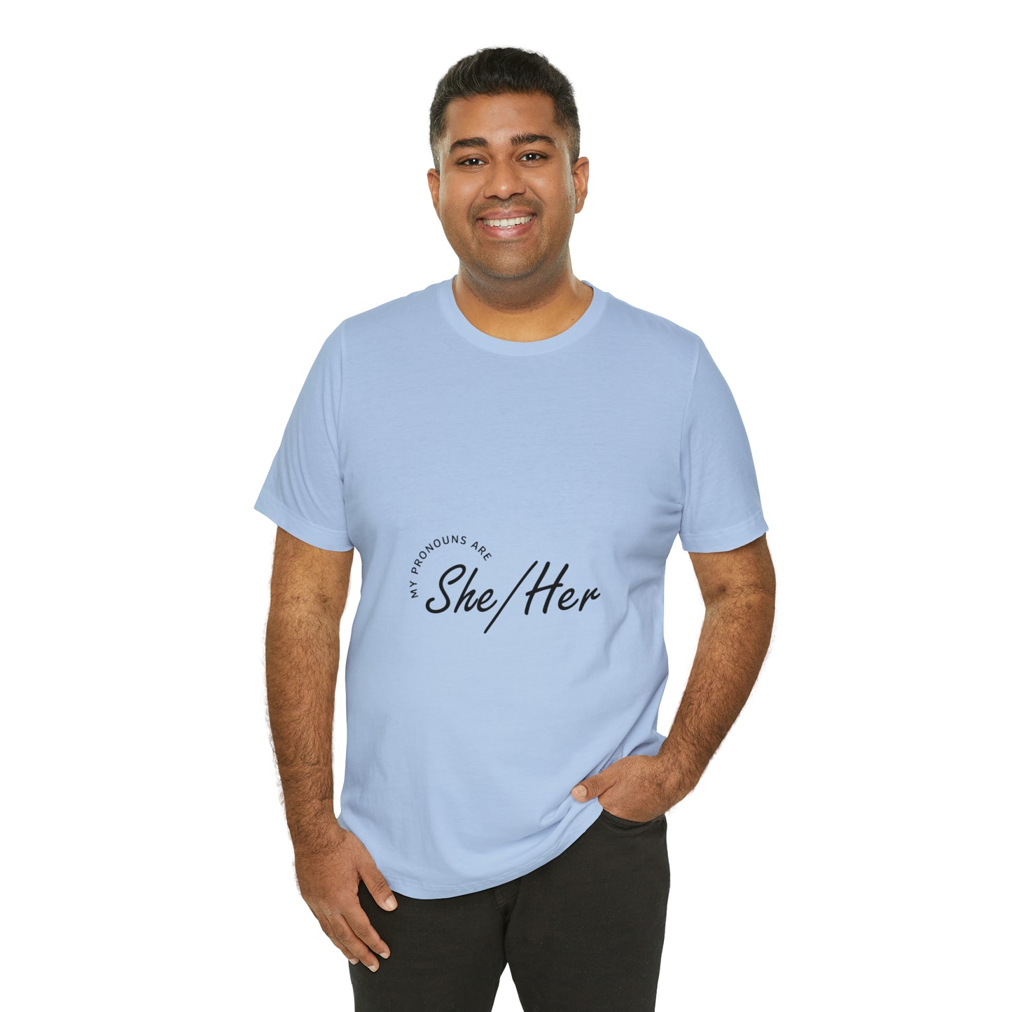 She/Her Unisex Jersey Short Sleeve Tee