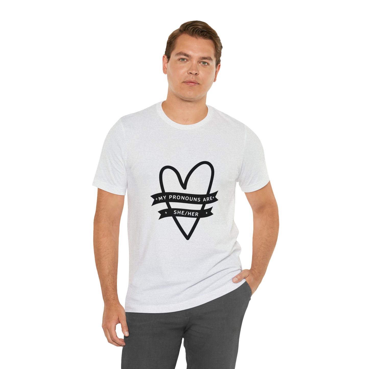 She/Her Unisex Jersey Short Sleeve Tee