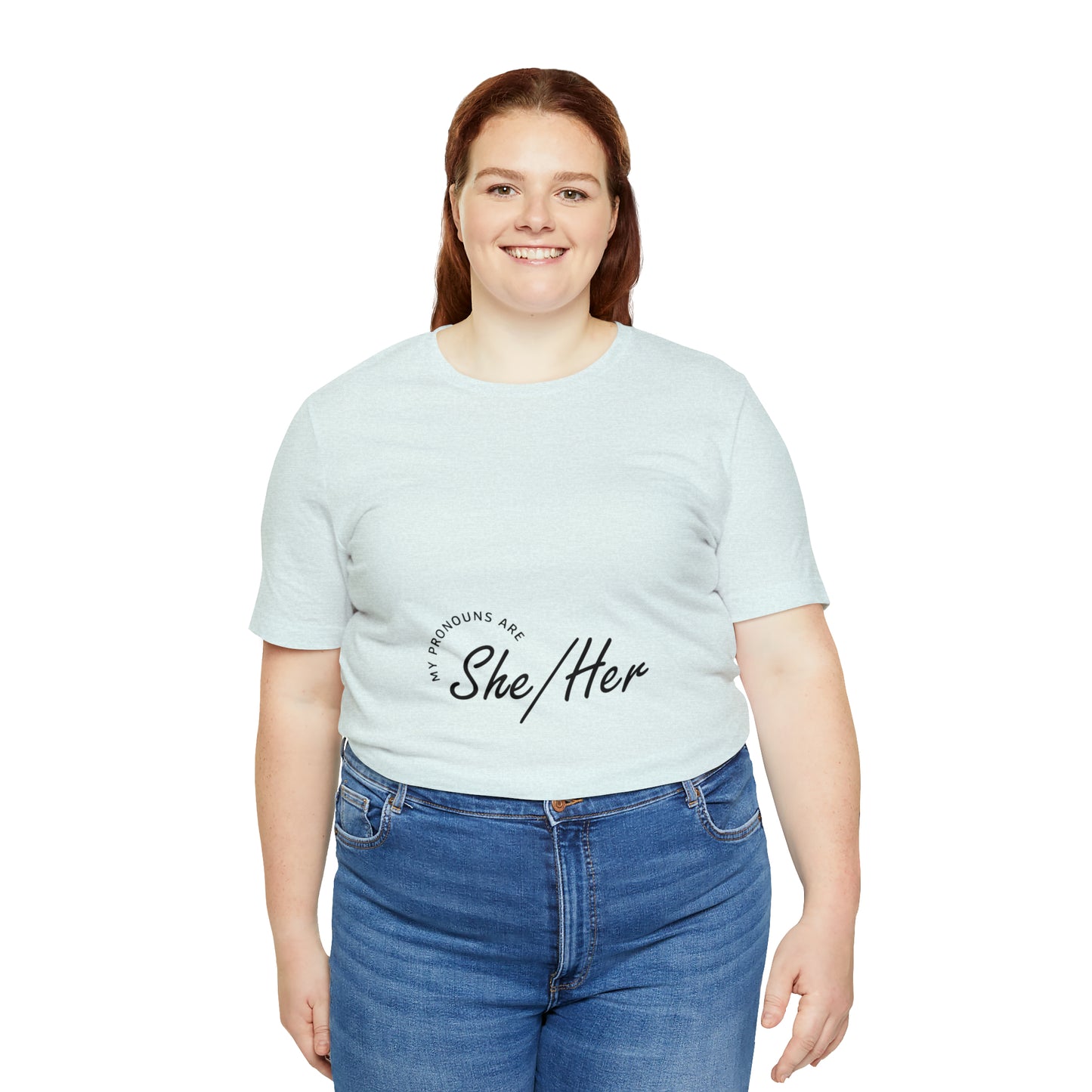 She/Her Unisex Jersey Short Sleeve Tee