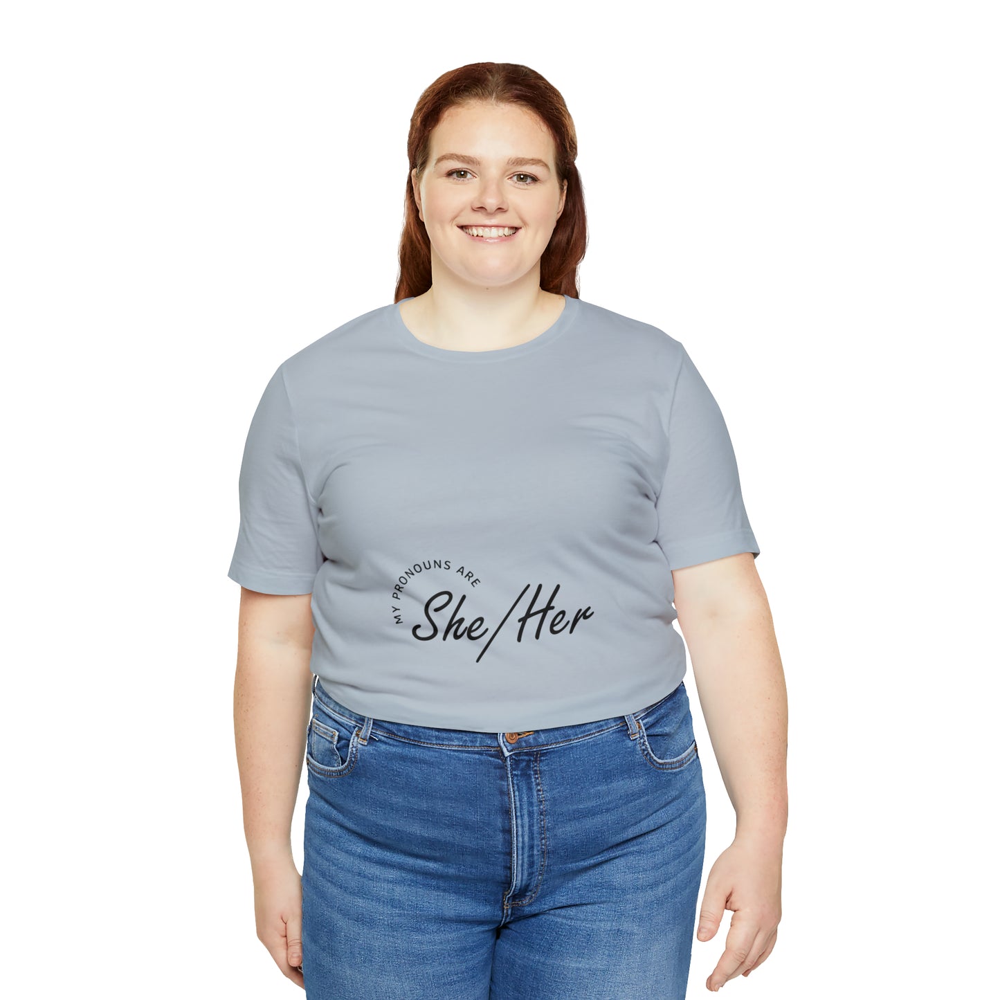 She/Her Unisex Jersey Short Sleeve Tee