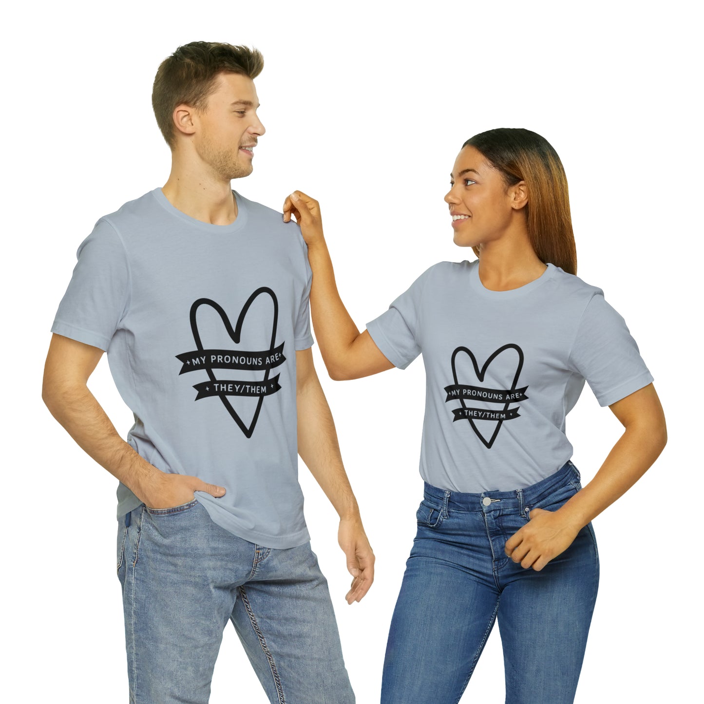 They/Them Unisex Jersey Short Sleeve Tee