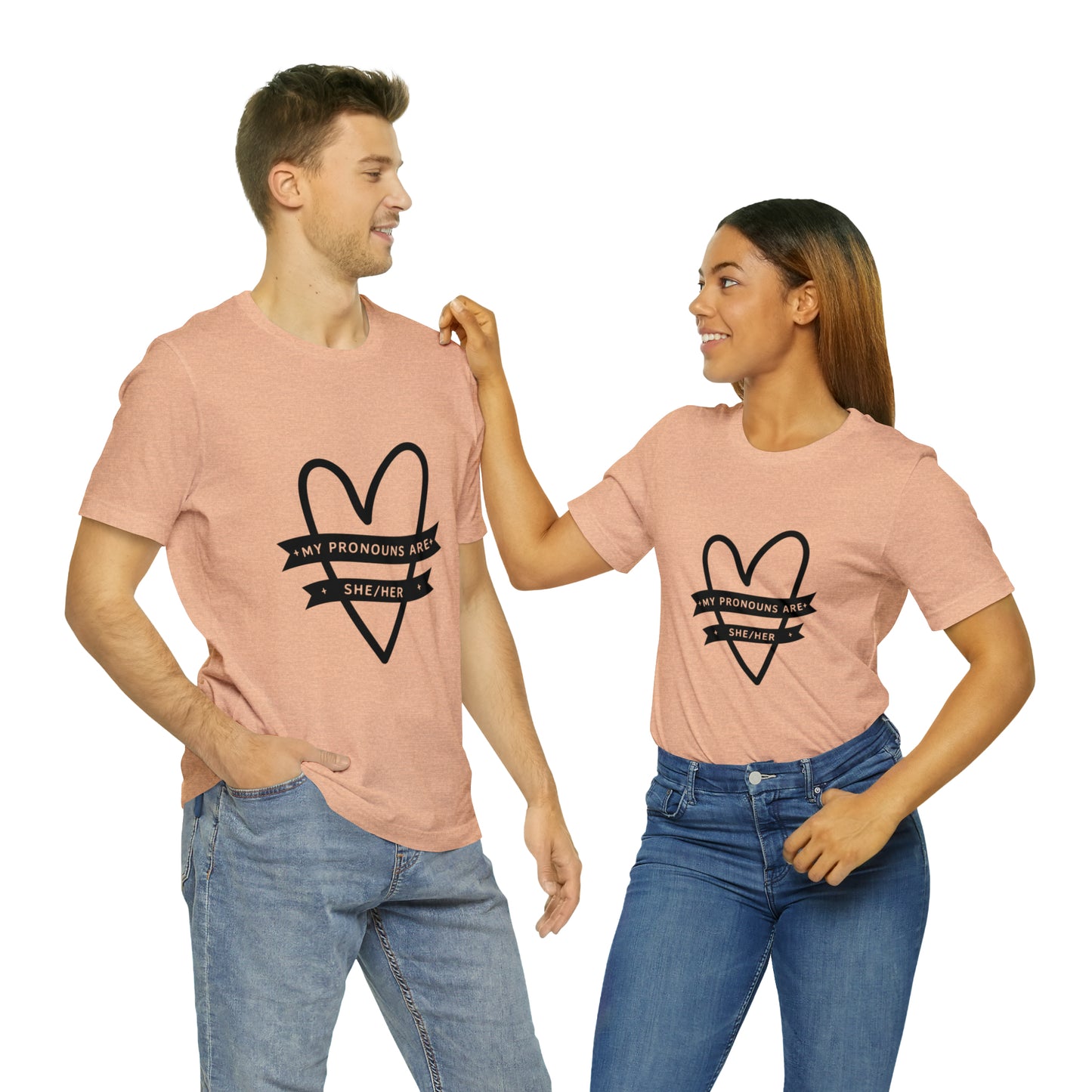 She/Her Unisex Jersey Short Sleeve Tee