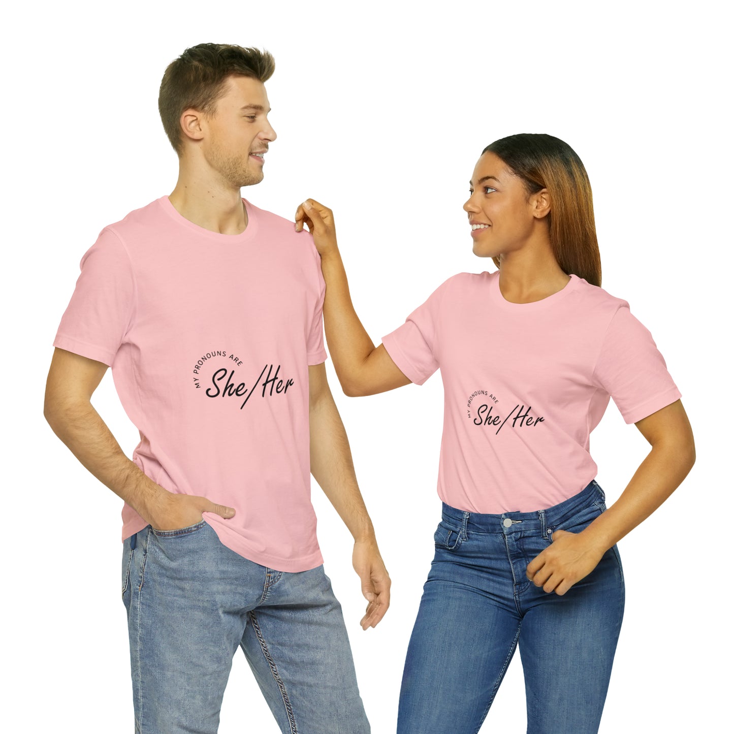 She/Her Unisex Jersey Short Sleeve Tee