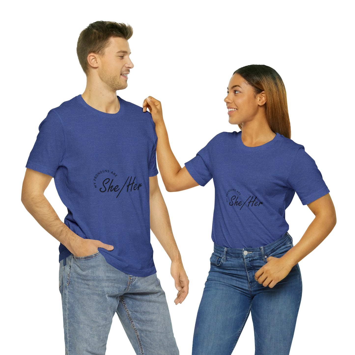 She/Her Unisex Jersey Short Sleeve Tee