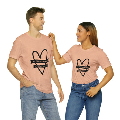 They/Them Unisex Jersey Short Sleeve Tee