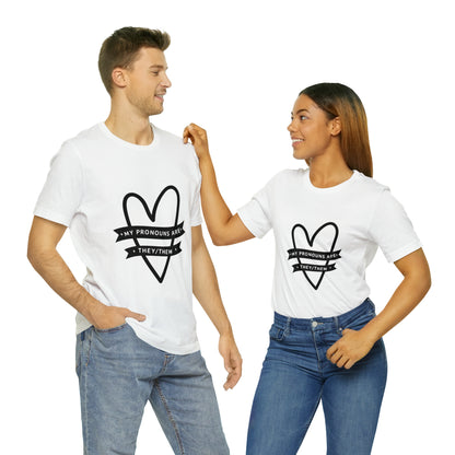 They/Them Unisex Jersey Short Sleeve Tee