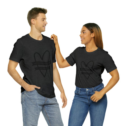 He/Him Unisex Jersey Short Sleeve Tee