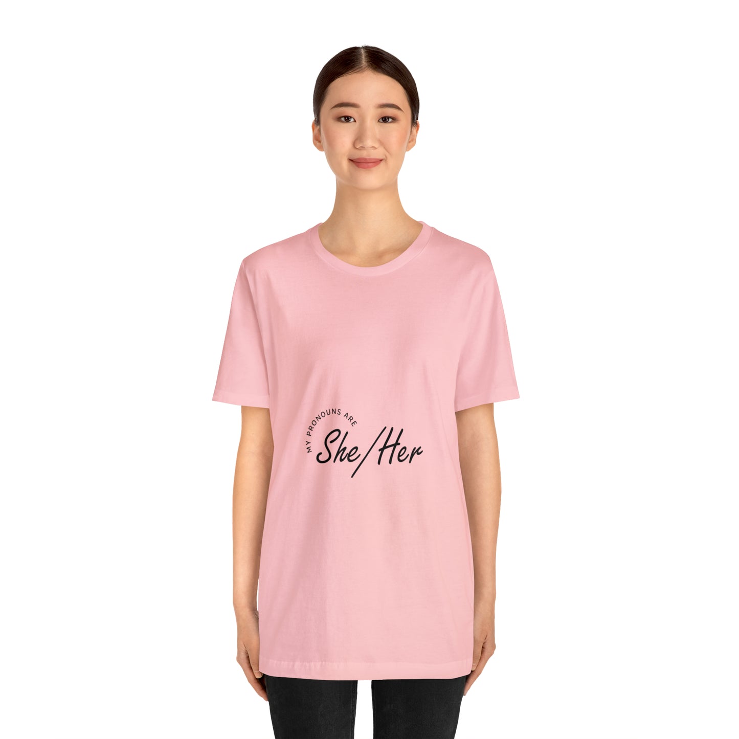 She/Her Unisex Jersey Short Sleeve Tee