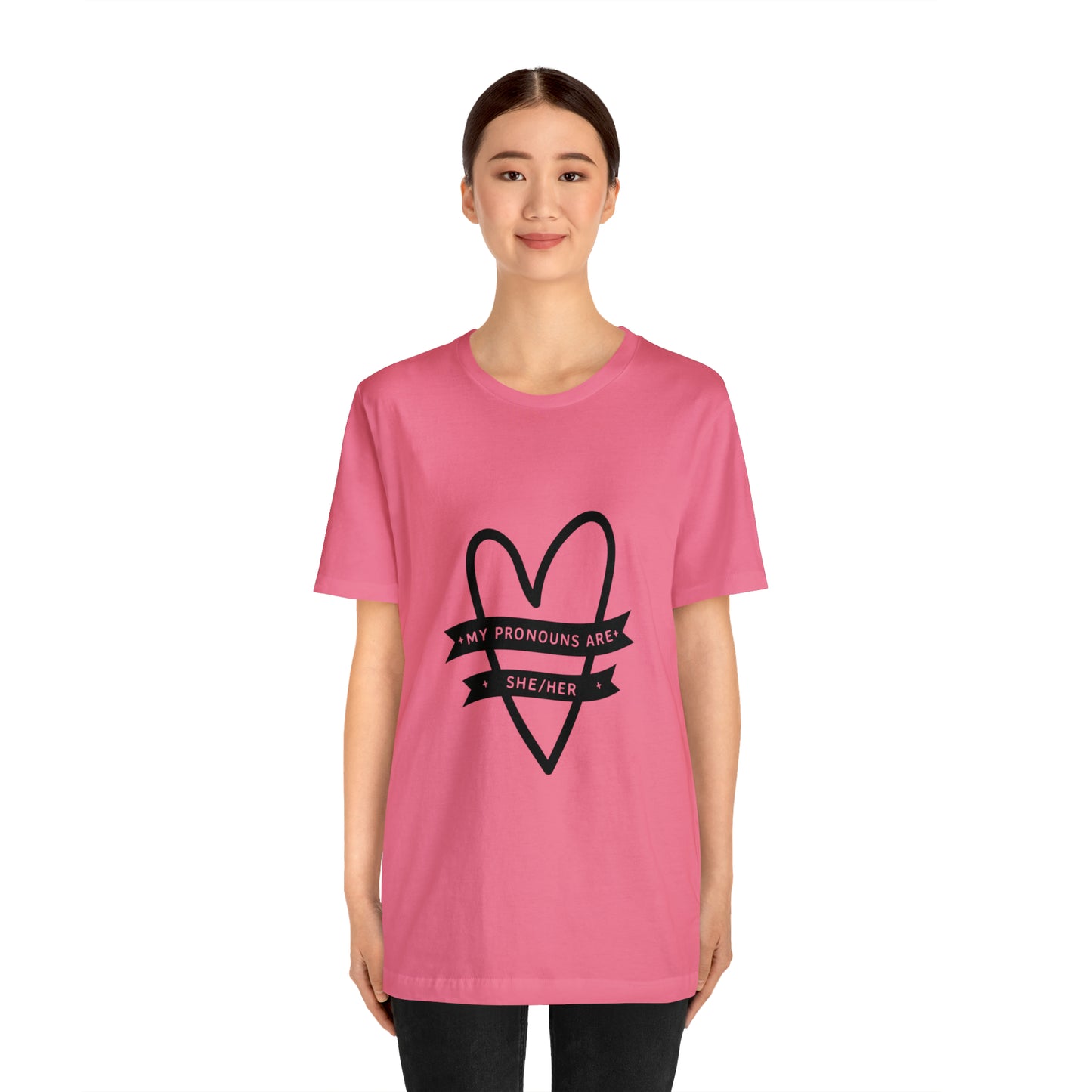 She/Her Unisex Jersey Short Sleeve Tee