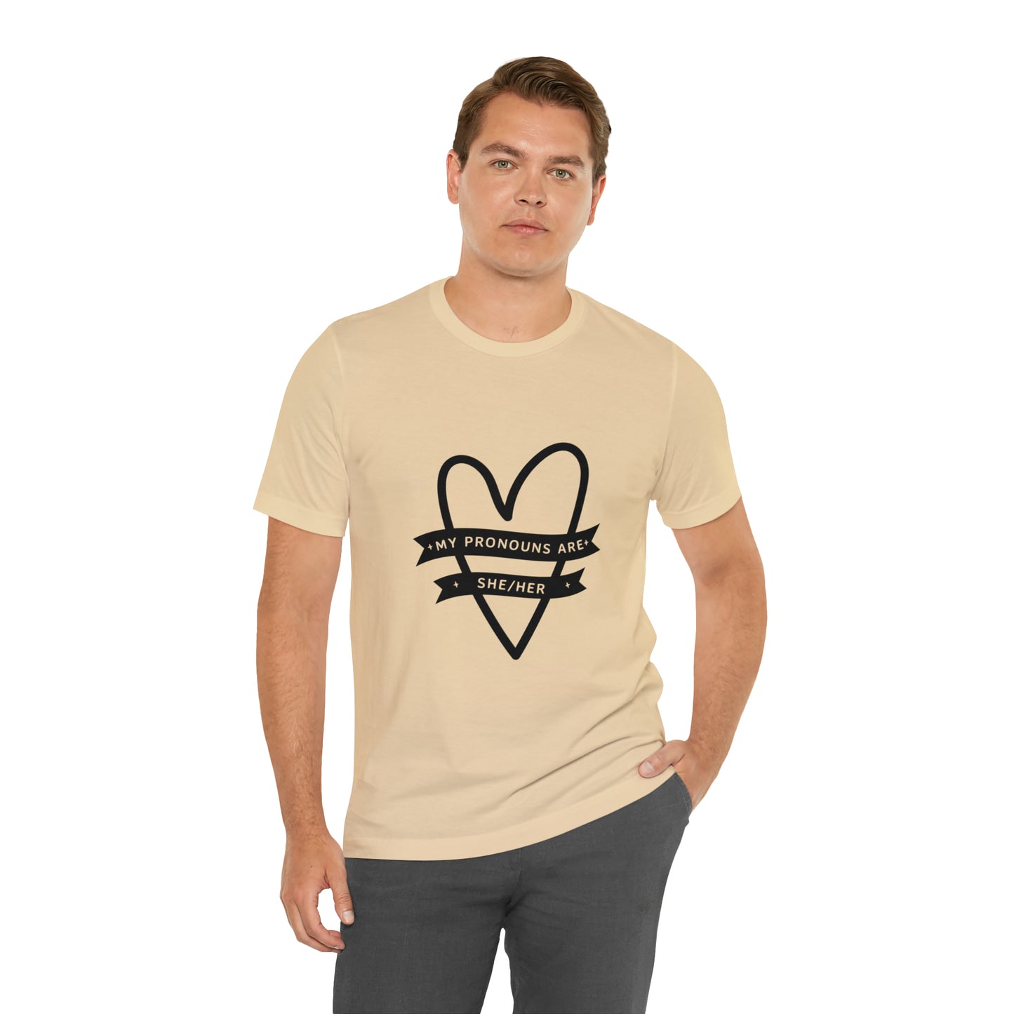 She/Her Unisex Jersey Short Sleeve Tee